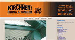 Desktop Screenshot of kirchnersidingandwindow.com